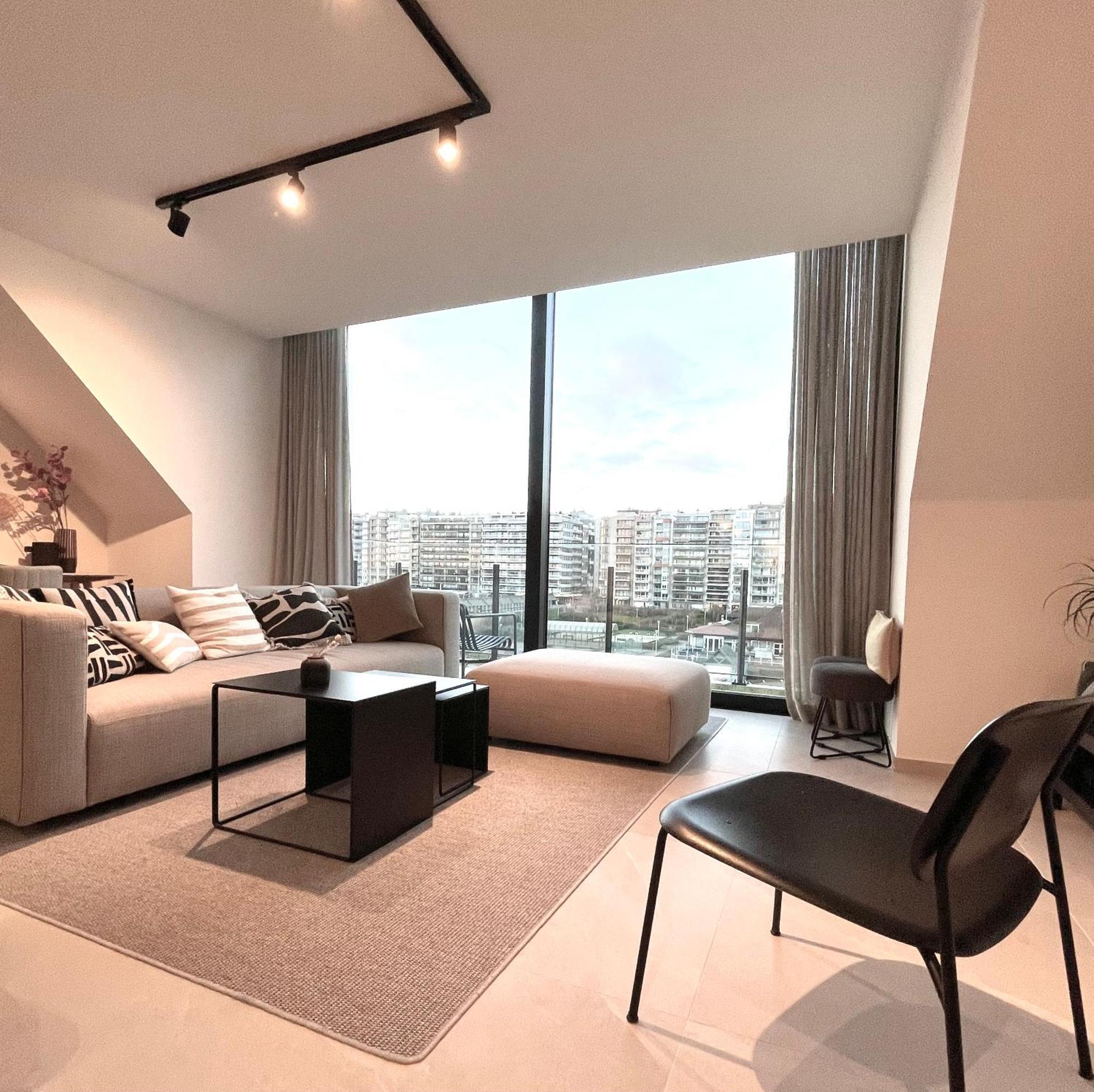 Molo Roof - Stylish Penthouse With Marina View Blankenberge Within Walking Distance From The Sea - 15 Km From Bruges Apartman Kültér fotó